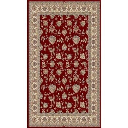 Dynamic Rugs Brilliant Rectangular Rug- Red - 2 ft. 9 in. x 8 ft. 2 in. BR287226330